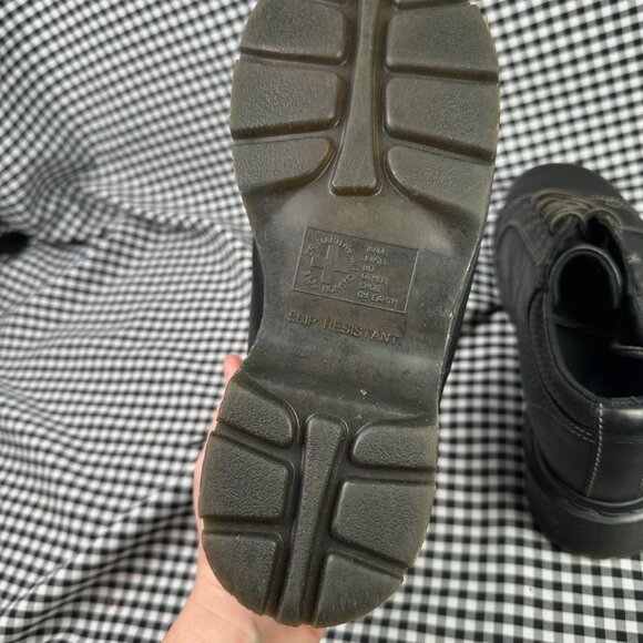 Dr Martens Vintage Melissa Chunky Oxford Black Leather Shoe Women's 7 90s / Y2K - Picture 5 of 6